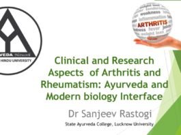 Clinical and Research Aspects of Arthritis and Rheumatism: Ayurveda and Modern biology Interface