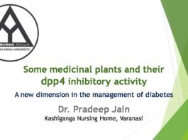 Some medicinal plants and their DPP-4 inhibitory activity