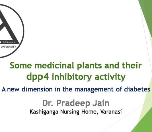 Some medicinal plants and their DPP-4 inhibitory activity