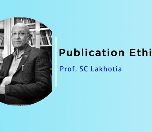 Lecture on Publication Ethics by Prof. SC Lakhotia