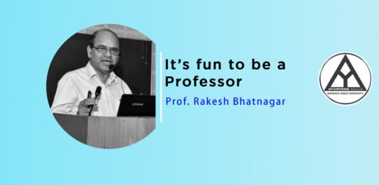 Lecture: “It’s fun to be a professor” by Prof. Rakesh Bhatnagar