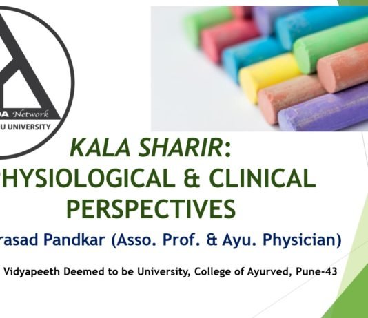 Kala Sharir: Physiological and applied perspectives – Dr. Prasad Pandkar