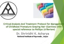 Management of childhood premature graying of hair