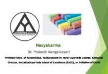 Nasya-karma- A critical analysis