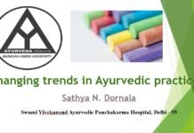 Changing trends in Ayurveda practice