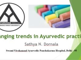 Changing trends in Ayurveda practice