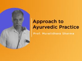 Lecture on “Approach to Ayurvedic Practice” by Prof. Muralidhara Sharma