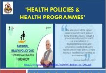 Health Policies and Health Programs