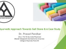 Ayurvedic Approach of treating Gall Stones: A Case Study by Dr. Prasad Pandkar