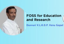 Lecture on “FOSS for Education and Research” by Duvvuri V.L.K.D.P. Venu Gopal