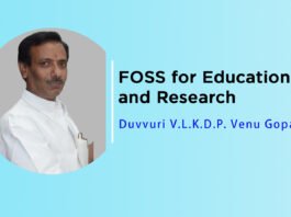 Lecture on “FOSS for Education and Research” by Duvvuri V.L.K.D.P. Venu Gopal