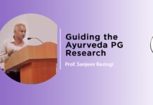 Lecture on “Guiding the Ayurveda PG Research” by Prof. Sanjeev Rastogi