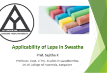 “Applicability of Lepa” by Prof. Sajitha K