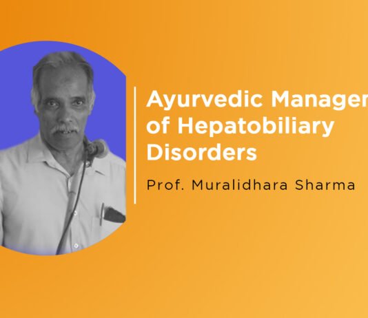 Lecture on “Ayurvedic Management of Hepatobiliary Disorders” by Prof. Muralidhara Sharma