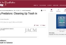 Contesting Predators: Cleaning Up Trash in Science
