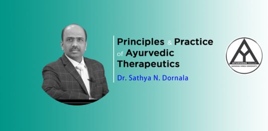 Lecture on ‘Principles & Practice of Ayurvedic Therapeutics’ by Dr. Sathya N. Dornala