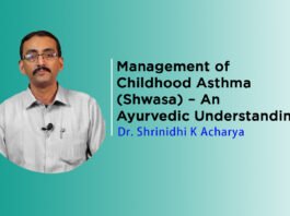 Lecture on ‘Management of Childhood Asthma (Shwasa) – An Ayurvedic Understanding’ by Dr. Shrinidhi K Acharya