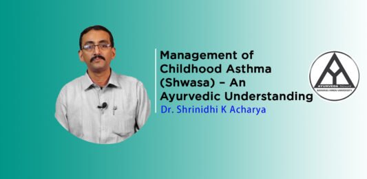 Lecture on ‘Management of Childhood Asthma (Shwasa) – An Ayurvedic Understanding’ by Dr. Shrinidhi K Acharya