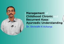 Lecture on ‘Management of Childhood Chronic and Recurrent Kasa: An Ayurvedic Understanding’ by Dr. Shrinidhi K Acharya