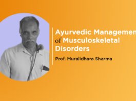 Virtual CME on “Ayurvedic Management of Musculoskeletal Disorders” by- Prof. Muralidhara Sharma