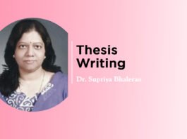 Lecture on ‘Thesis Writing’ By- Dr. Supriya Bhalerao