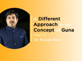 Lecture on “A different approach to the concept of Guna” by Dr. Paritosh Bhatt
