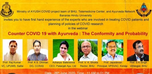 Webinar Proceedings: “Counter COVID-19 with Ayurveda: The Conformity and Probability”