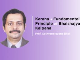 Lecture on ‘Karana a Fundamental Frinciple of Bhaishajya Kalpana’ By-Dr. Sathyanarayana B