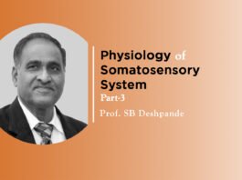 Lecture on the “Physiology of Somatosensory System (Part-3)” by Prof. SB Deshpande