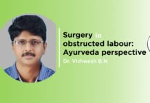 Lecture on “Surgery in obstructed labour: Ayurveda perspective” by Dr. Vishwesh BN
