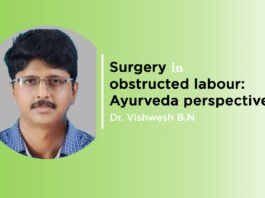 Lecture on “Surgery in obstructed labour: Ayurveda perspective” by Dr. Vishwesh BN