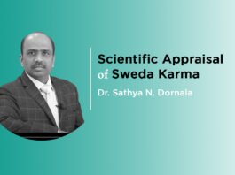 Lecture on “Scientific Appraisal of Sweda Karma” By- Dr. Sathya N. Dornala