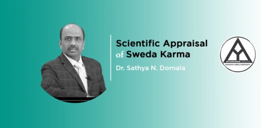 Lecture on “Scientific Appraisal of Sweda Karma” By- Dr. Sathya N. Dornala