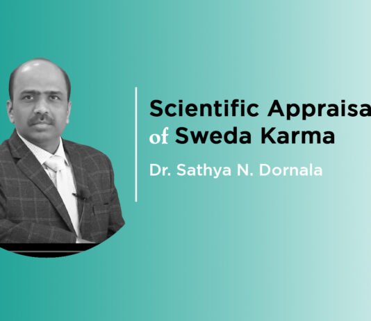 Lecture on “Scientific Appraisal of Sweda Karma” By- Dr. Sathya N. Dornala