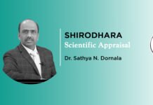 Lecture on ‘SHIRODHARA Scientific Appraisal’ By- Dr. Sathya N. Dornala
