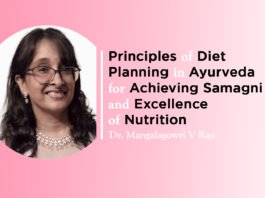 Module on “Principles of diet planning in Ayurveda for achieving Samagni and excellence of nutrition By- Dr. Mangalagowri V Rao