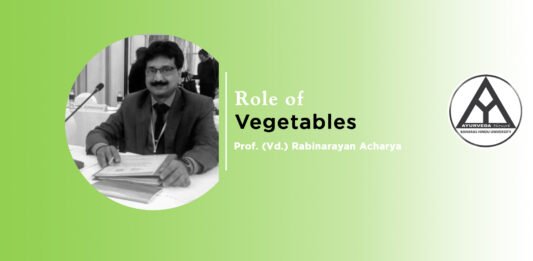 Lecture on “Role of Vegetables” By – Prof. Vd. Rabinarayan Acharya