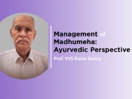 Lecture on “Management of Madhumeha: Ayurvedic Perspective” By- Dr. VVS Rama Sastry