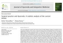 Surgical practice and Ayurveda: A realistic analysis of the current debate