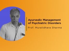 Virtual CME on “Ayurvedic Management of Psychiatric Disorders” By- Prof. Muralidhara Sharma