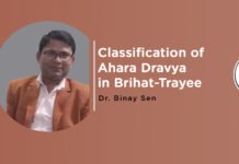 Module on “Classification of Ahara Dravya in Brihat-Trayee” By – Dr. Binay Sen