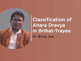 Module on “Classification of Ahara Dravya in Brihat-Trayee” By – Dr. Binay Sen