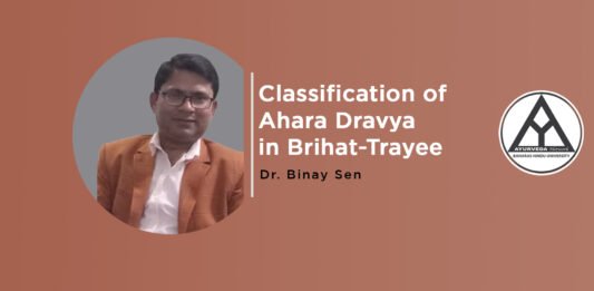 Module on “Classification of Ahara Dravya in Brihat-Trayee” By – Dr. Binay Sen