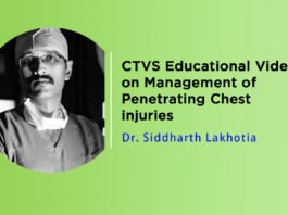 “Management of penetrating chest injuries : An integrative insight” – Prof. Siddharth Lakhotia, Dr. Ashish Sharma and Prof. Shivji Gupta