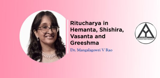 Lecture Note: “Ritucharya in Hemanta, Shishira, Vasanta and Greeshma” By- Dr. Mangalagowri V Rao