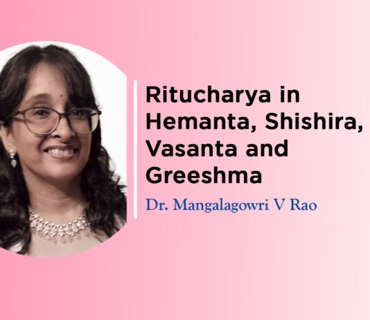 Lecture Note: “Ritucharya in Hemanta, Shishira, Vasanta and Greeshma” By- Dr. Mangalagowri V Rao