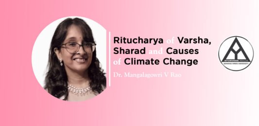 Lecture on “Ritucharya of Varsha, Sharad and Causes of Climate Change” By- Dr. Mangalagowri V Rao