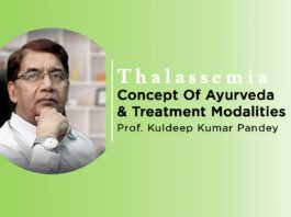 Lecture on “Thalassemia – Concept Of Ayurveda & Treatment Modalities” By- Prof. K. K. Pandey