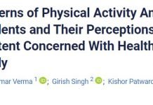 Patterns of Physical Activity Among University Students and Their Perceptions About the Curricular Content Concerned With Health: Cross-sectional Study