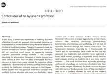 Confessions of an Ayurveda professor